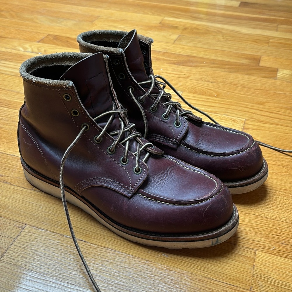 Red Wing Limited Edition Classic Moc Toe Oxblood Mesa Boot